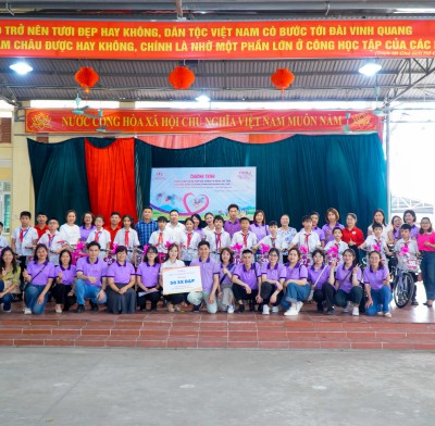 Trao tặng xe đạp cho học sinh có hoàn cảnh khó khăn và các hoạt động thiện nguyện khác