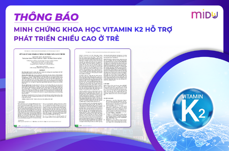 NGHIÊN CỨU ĐẦU TIÊN VỀ TĂNG CHIỀU CAO TRẺ EM LIÊN QUAN ĐẾN VITAMIN K2