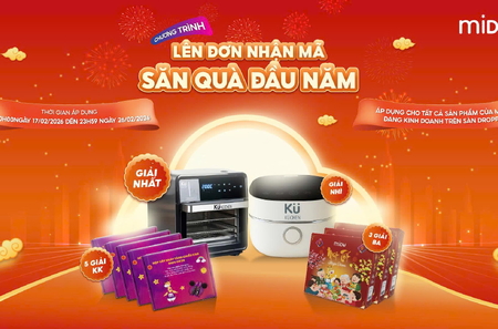 Lên đơn nhận mã - Săn quà đầu năm cùng Midu MenaQ7 trên Droppii