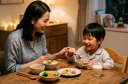 Bữa tối thế nào để giúp trẻ ngủ ngon, cao nhanh?