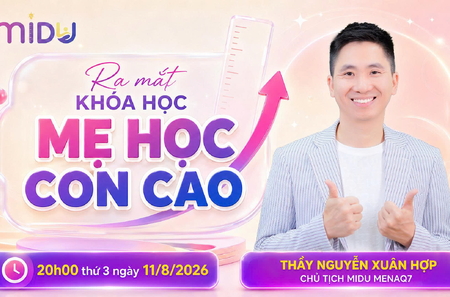 Chính thức ra mắt khóa học Mẹ học con cao