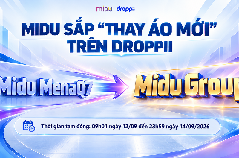 THÔNG BÁO QUAN TRỌNG: GIAN HÀNG MIDU TRÊN DROPPII TẠM ĐÓNG ĐỂ CHUYỂN ĐỔI TÊN