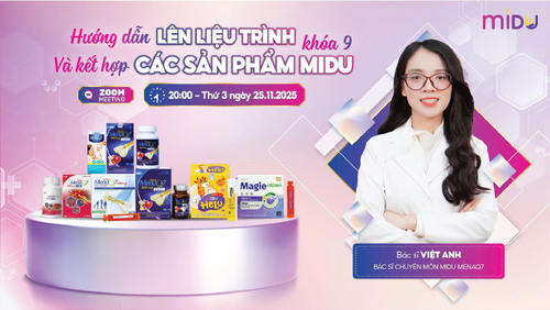 Hướng dẫn lên liệu trình và kết hợp các sản phẩm Midu